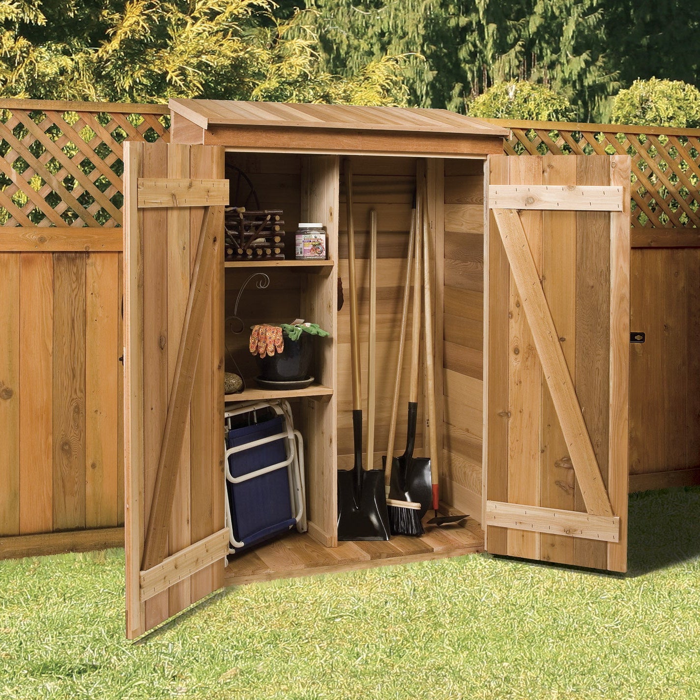 small lean to storage shed