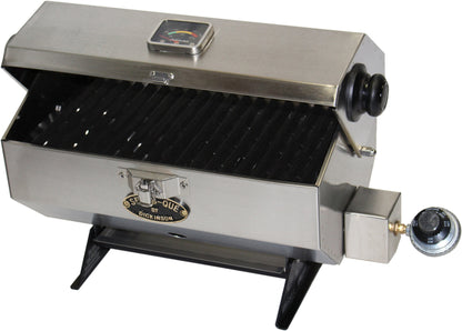 Small Propane BBQ Grill for Outdoor Living, Boats & Tiny Space