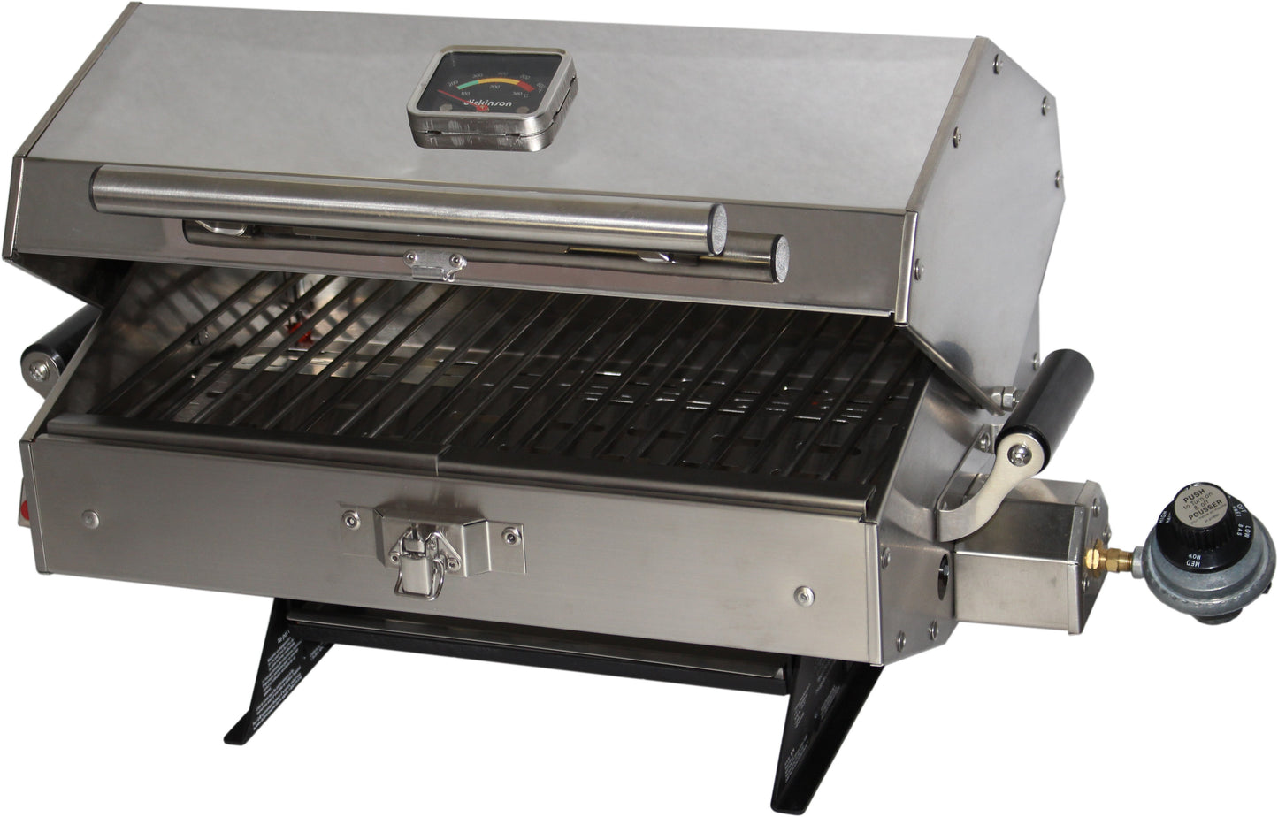 Marine Propane Grill with Cover – Compact BBQ for Boats, Cabins, RVs & Sheds (Canada)