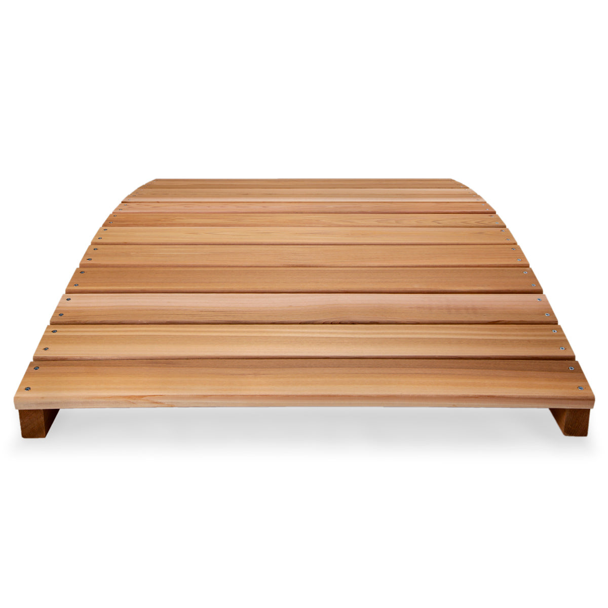 western red cedar wooden garden bridge outdoor