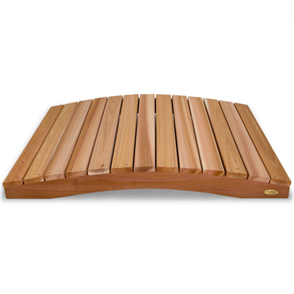 western red cedar wooden garden bridge outdoor