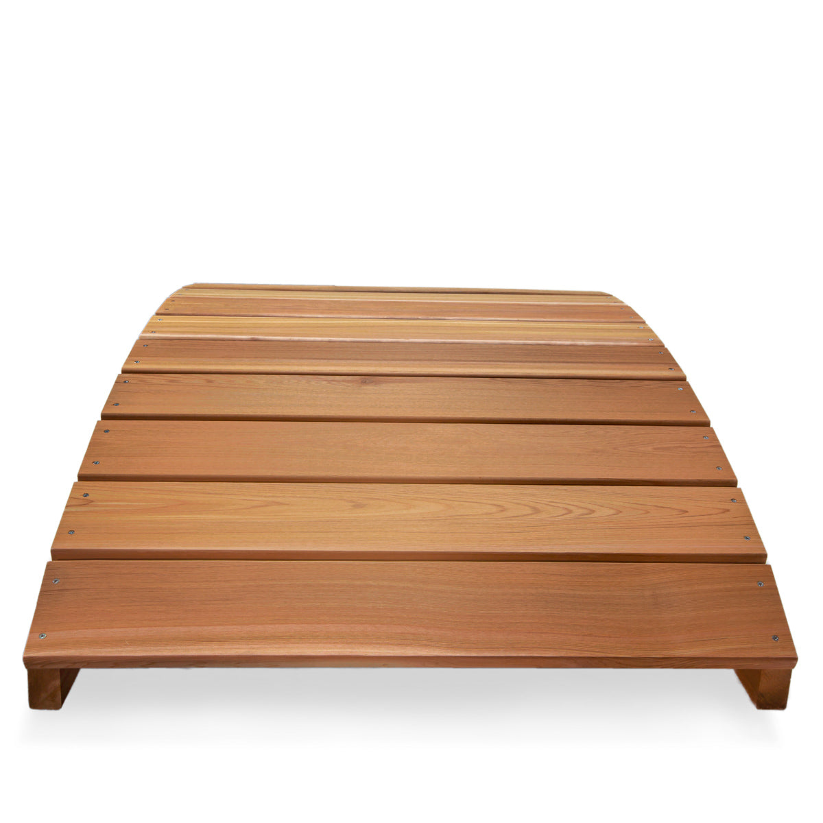 western red cedar wooden garden bridge outdoor