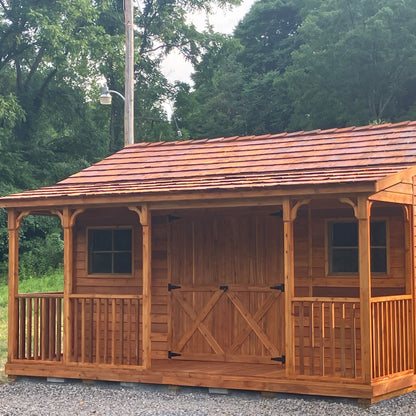 RanchHouse | Garden Sheds With A Covered Front Porch