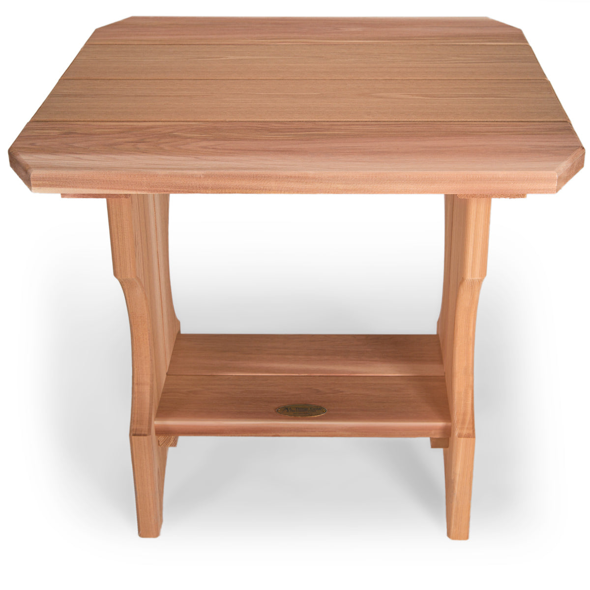 western red cedar adirondack magazine side table