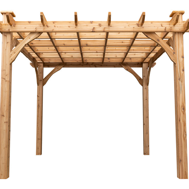 pergola view from below