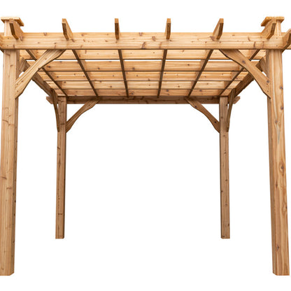 pergola view from below