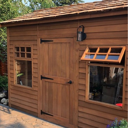 cedar cabin kit with height extension