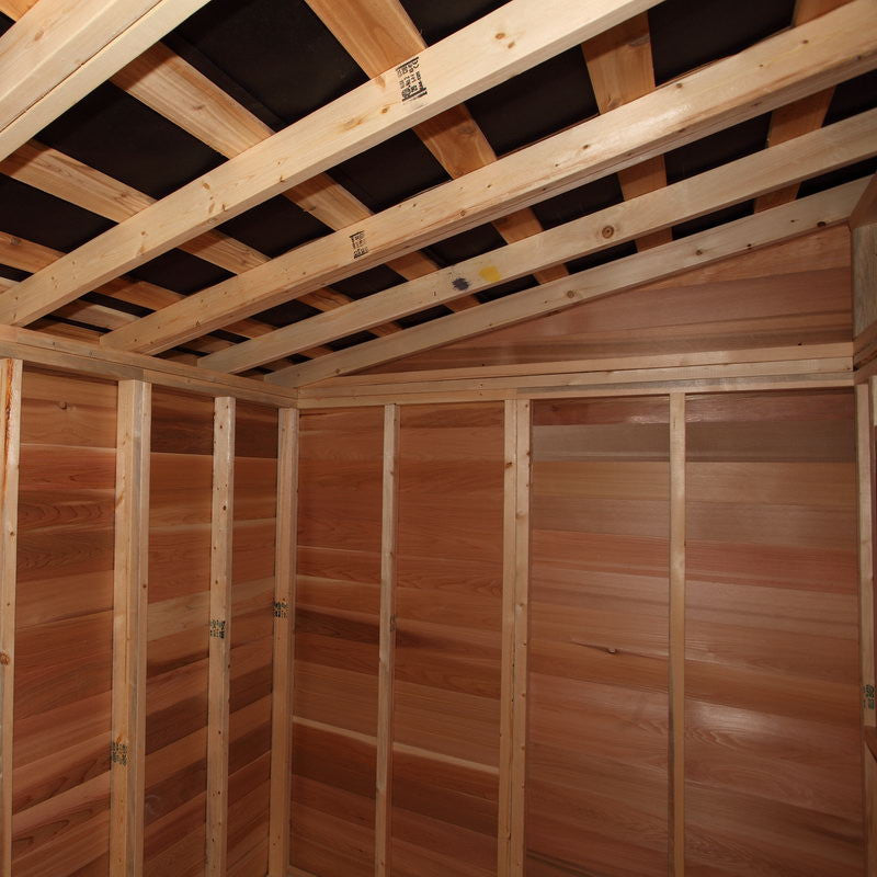 studio shed inside walls