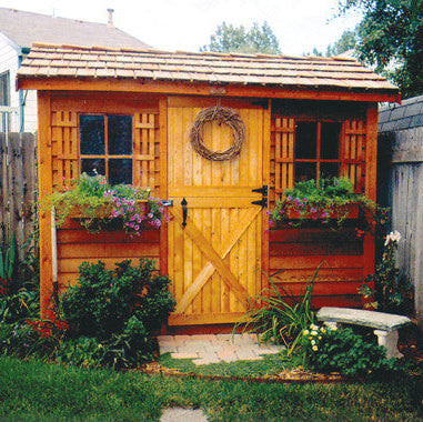 cabana surrounded by greenery