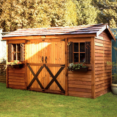 Customer's Longhouse Shed