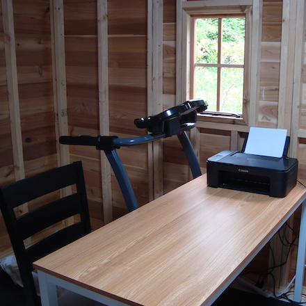 Our Maple Leaf Lounge and Laundry Room