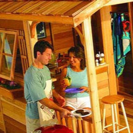 Gardener's Delight Makes a Great Outdoor Bar